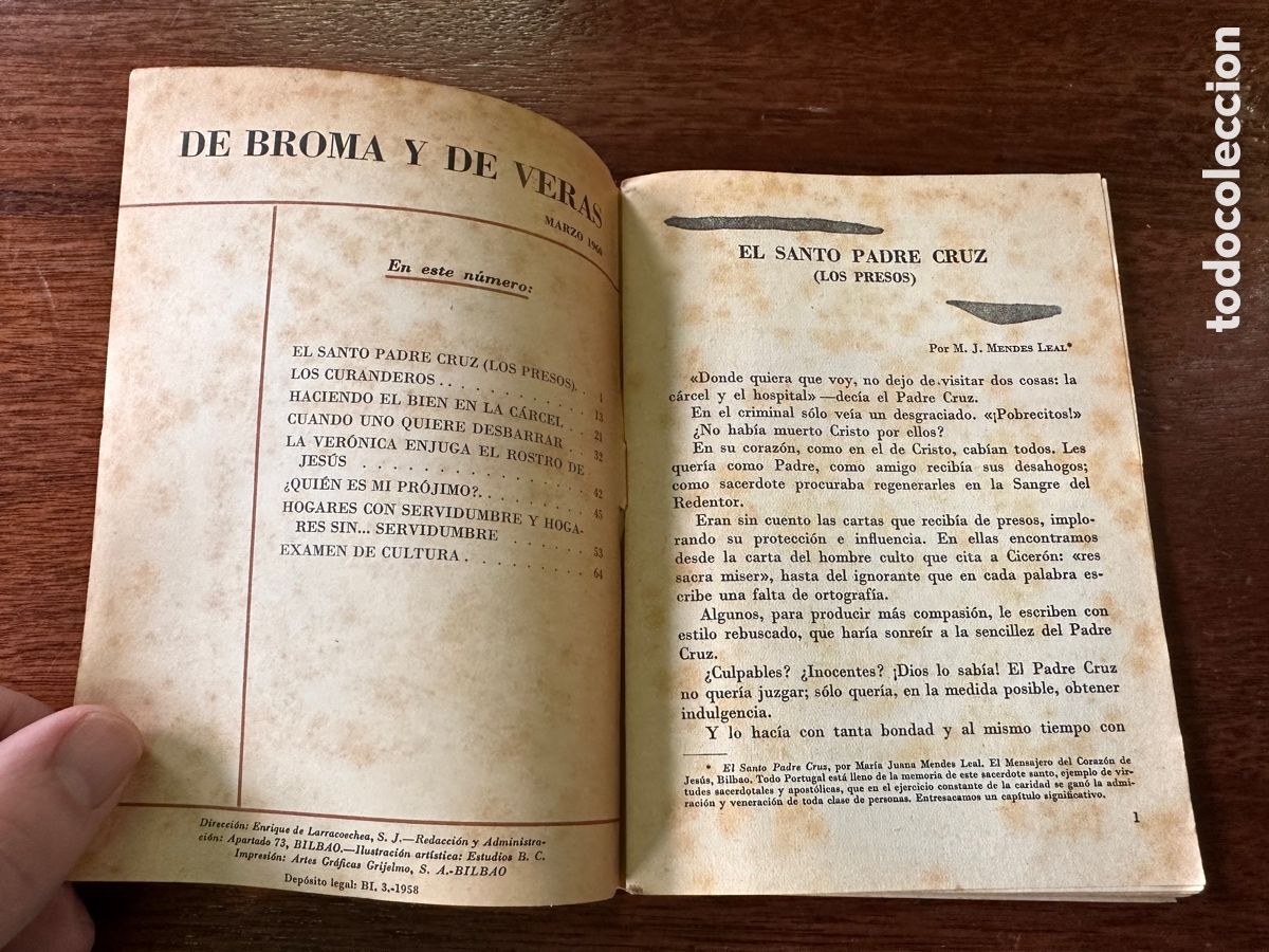 Libros: DE BROMA Y DE VERAS / MARZO 1960 - Foto 2