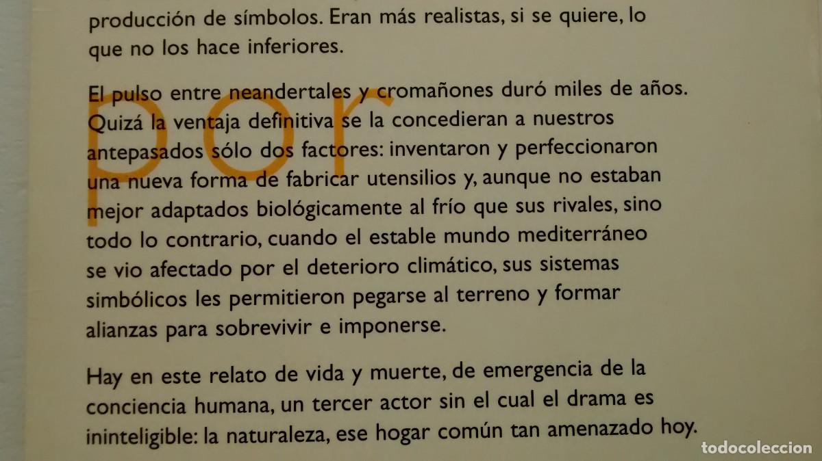 Libros: El collar del neandertal - Juan Luis Arsuaga - Foto 4