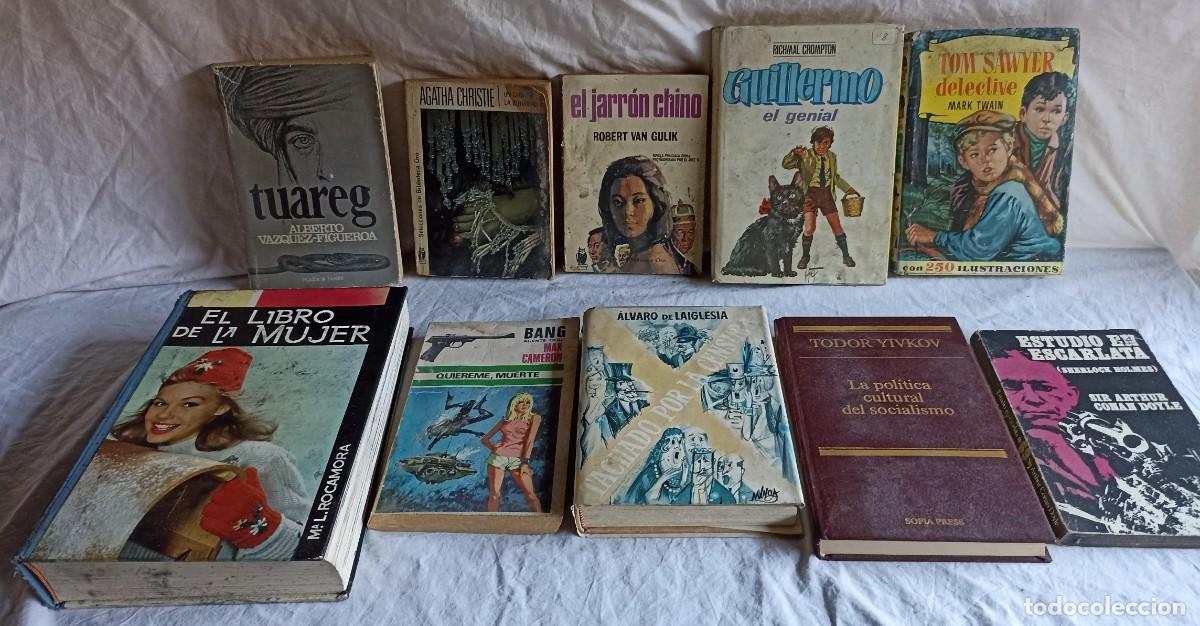 Libros: Lote 10 viejos libros en espa&ntilde;ol - Foto 1