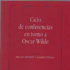 Libros: CICLO DE CONFERENCIAS EN TORNO A OSCAR WILDE (9788445121412)