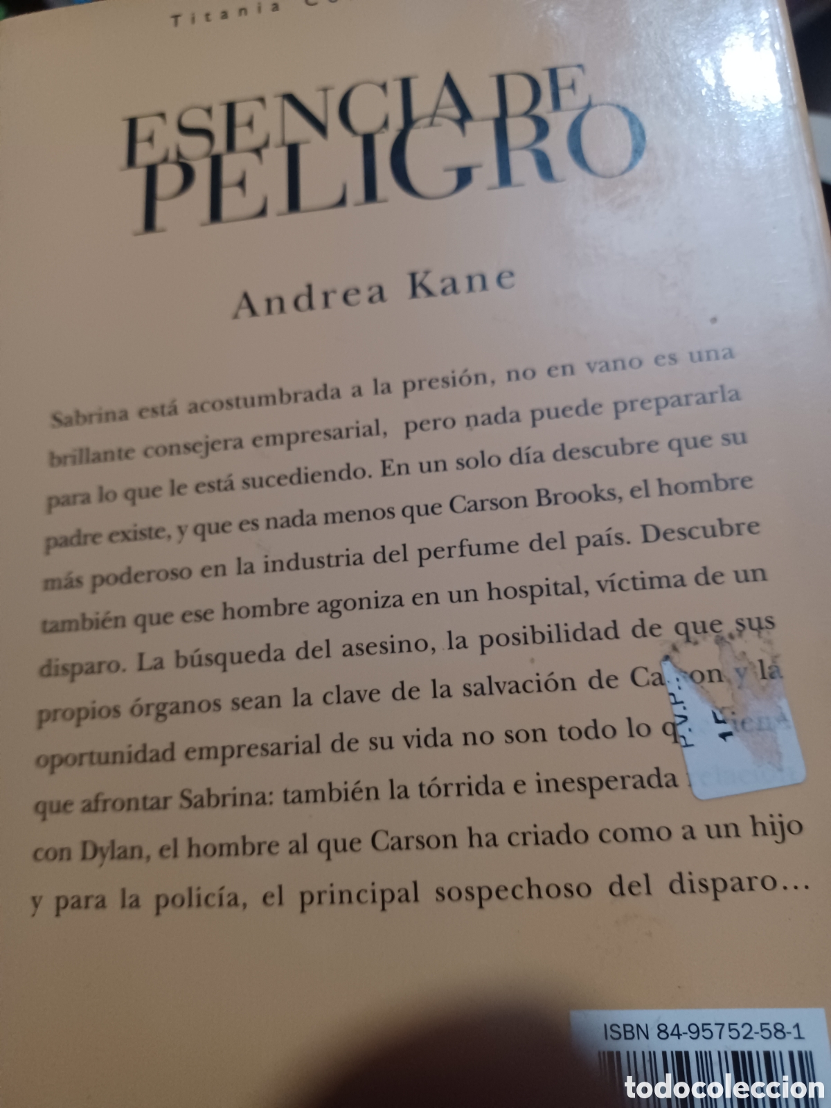 Libros: Barybook 302. Esencia de peligro Andrea Kane - Foto 2
