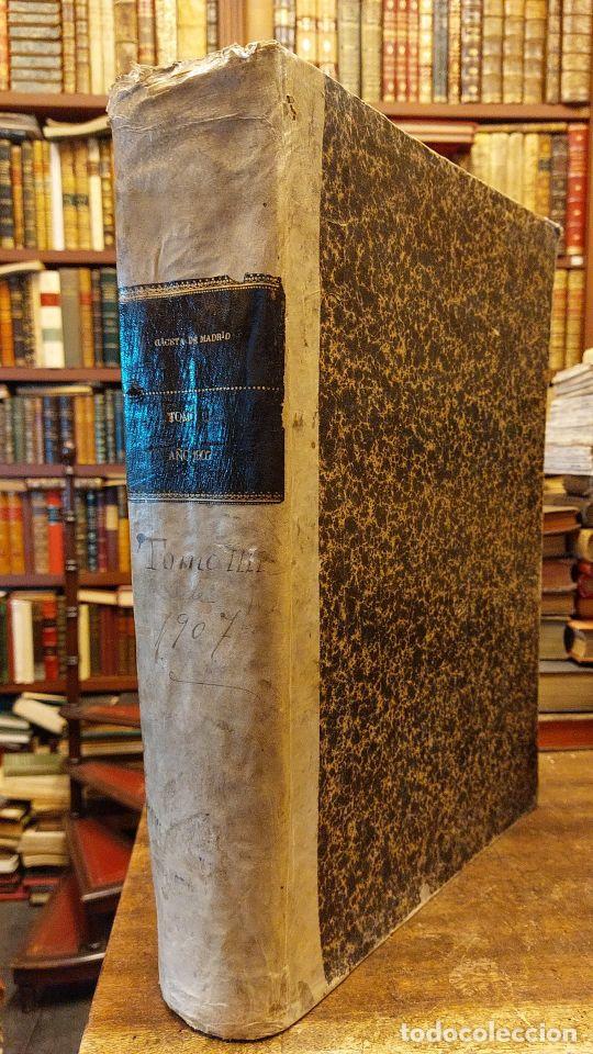 Libros: GACETA DE MADRID. 1907. - Prensa. - Foto 1