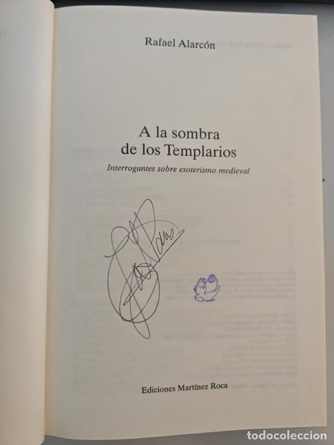 Libros: A La Sombra De Los Templarios. - Rafael Alarc&oacute;n. TDK837 - Foto 1