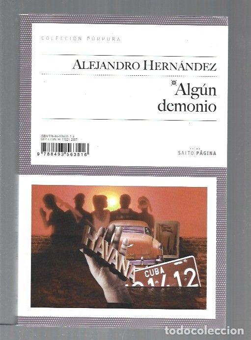Libros: ALGUN DEMONIO - HERNANDEZ, ALEJANDRO - Foto 1