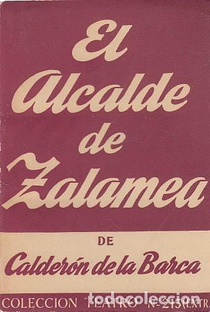 Libros: EL ALCALDE DE ZALAMEA - CALDERON DE LA BARCA - Foto 1