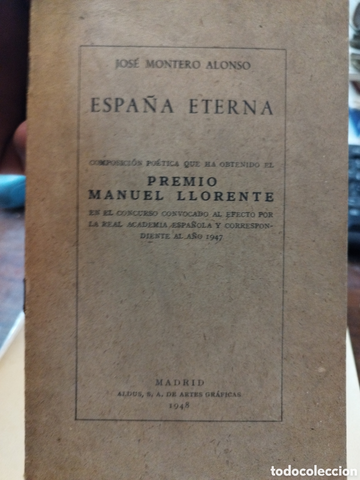 Libros: ESPA&Ntilde;A ETERNA - MONTERO ALONSO,Jos&eacute; - Foto 1