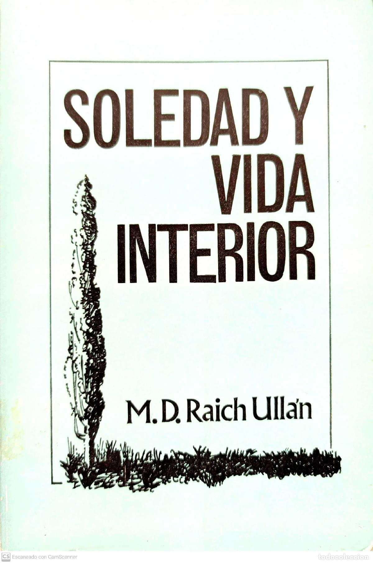 Libros: Soledad y Vida Interior - Mar&iacute;a Dolores Raich Ull&aacute;n - Foto 1