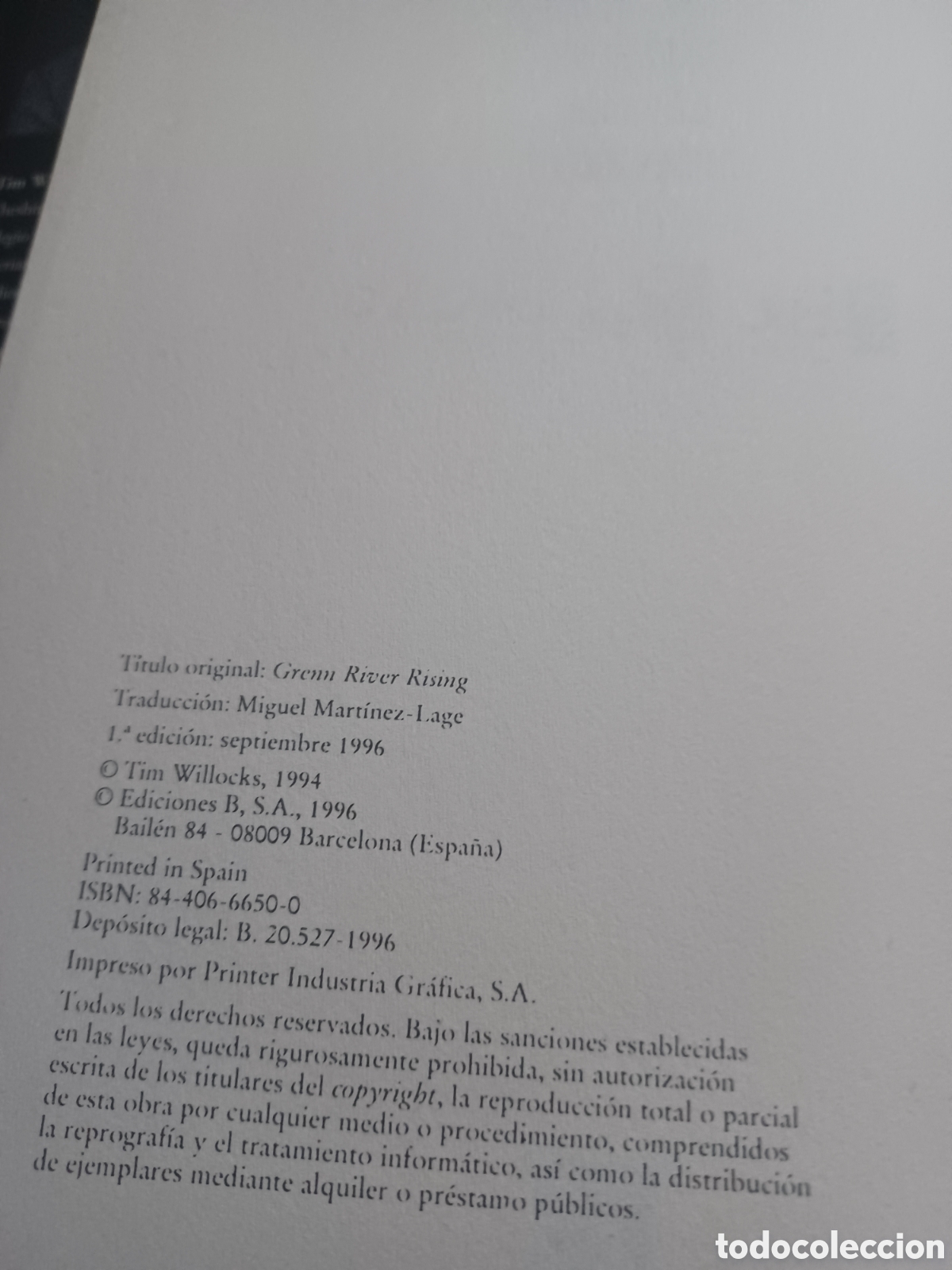 Libros: Barybook. 304. El fin &uacute;ltimo de la creaci&oacute;n Tim Willocks - Foto 3