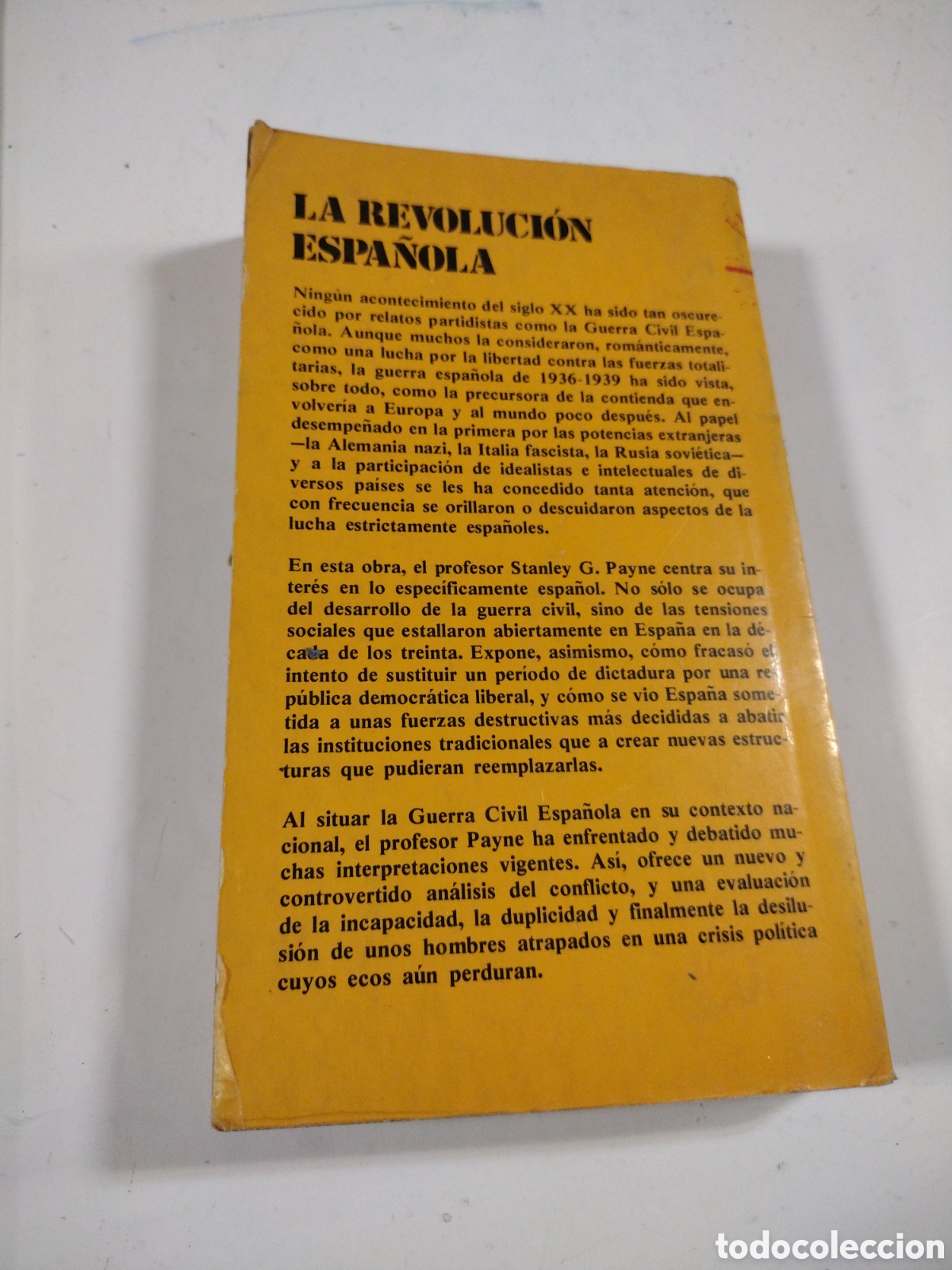 Libros: LA REVOLUCI&Oacute;N ESPA&Ntilde;OLA. STANLEY G. PAYNE - Foto 2