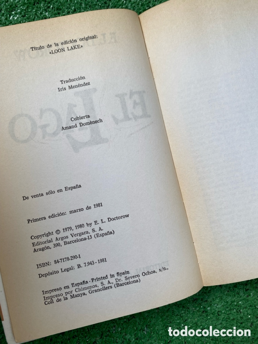 Libros: E. L. Doctorow - El lago - Foto 2