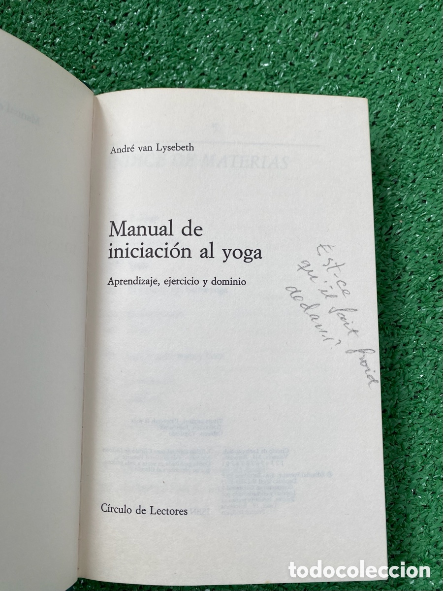 Libros: Andr&eacute; van Lysebeth Manual de iniciaci&oacute;n al yoga - Foto 3
