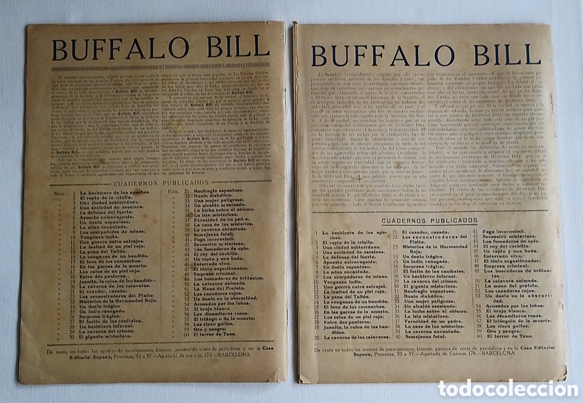 Libros: BUFFALO BILL Nos. 2 y 3. Ed. Sopena - Foto 4