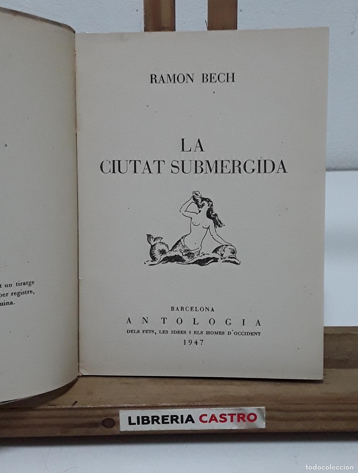 Libros: La ciutat submergida - Ramon Bech. - Foto 2