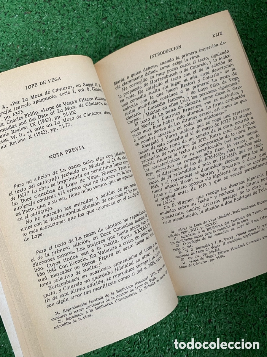 Libros: La dama boba - La moza de c&aacute;ntaro - Lope de Vega - Foto 5
