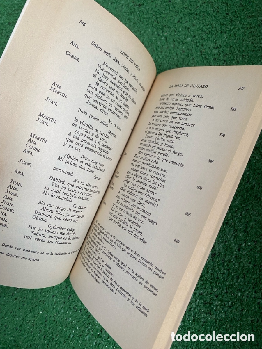 Libros: La dama boba - La moza de c&aacute;ntaro - Lope de Vega - Foto 6