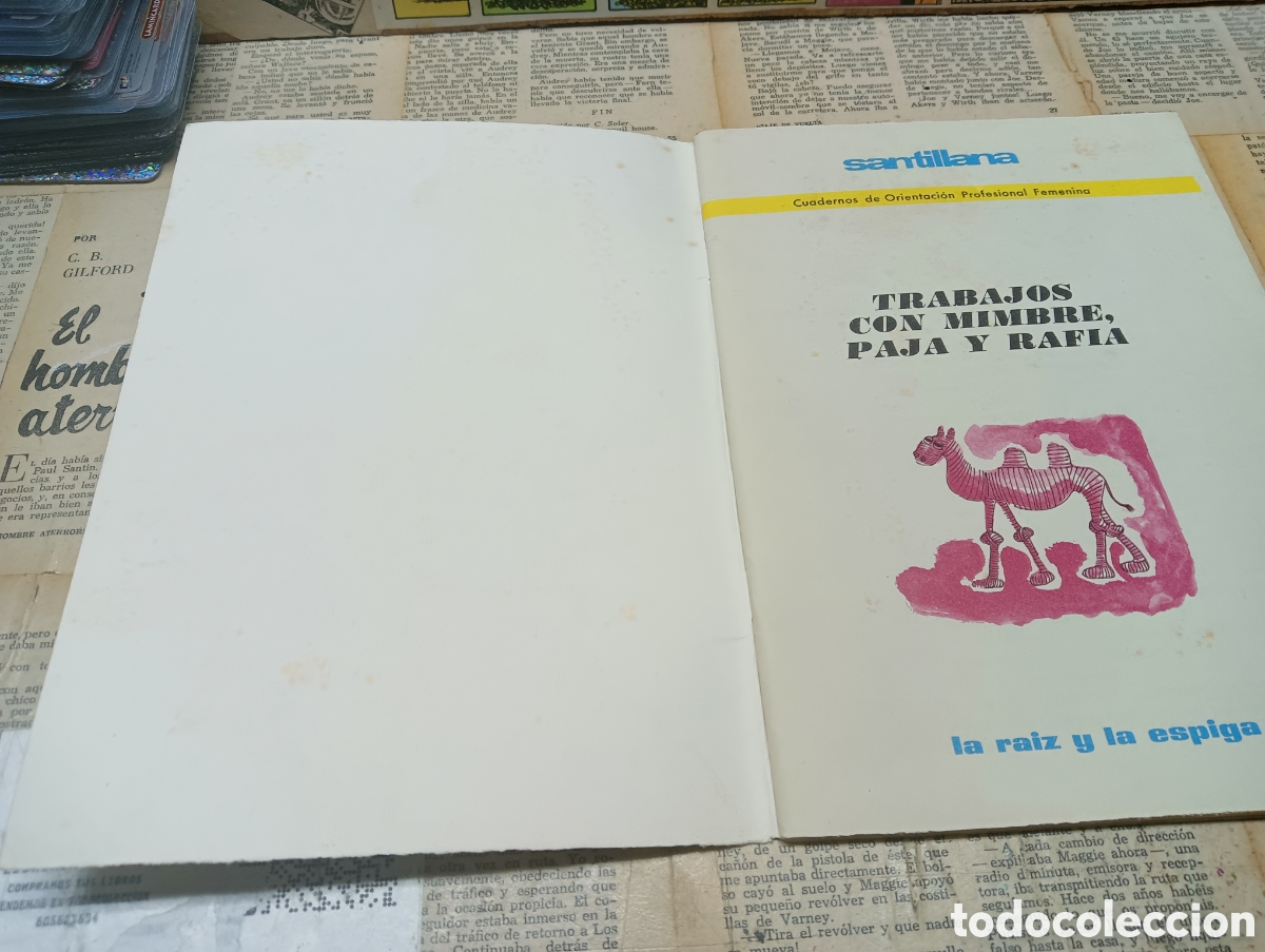 Libros: Trabajos con minbre rafia. ( Santillana) - Foto 2