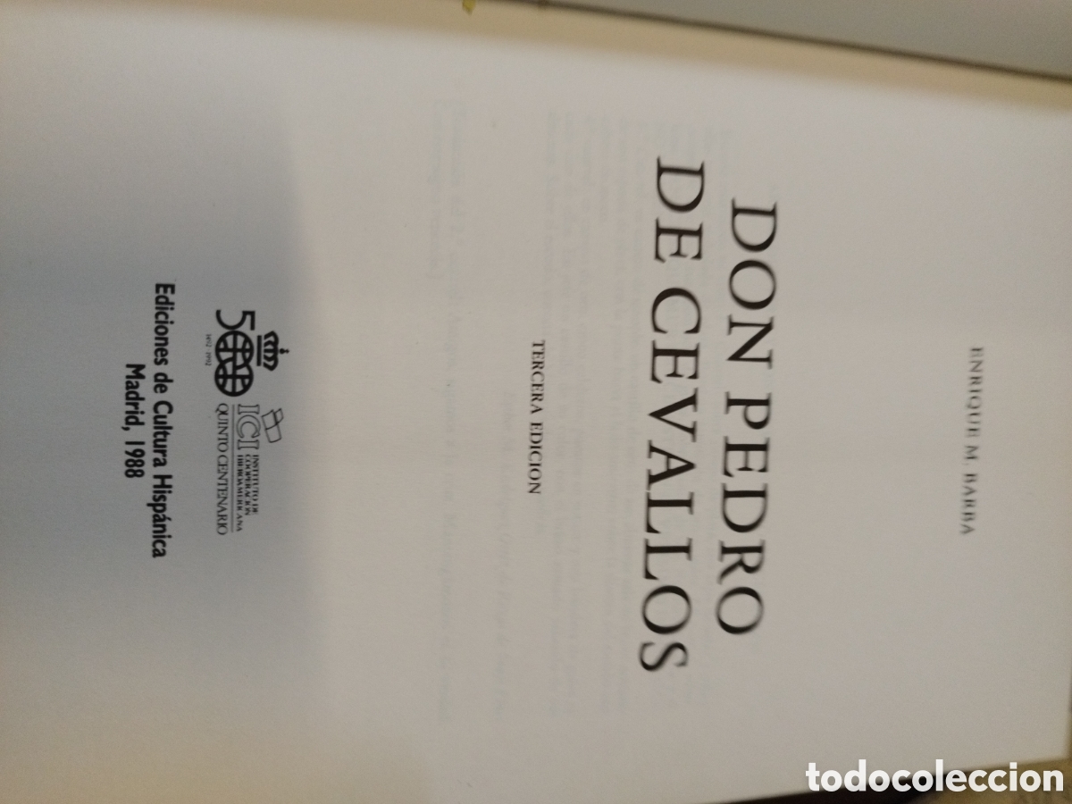Libros: DON PEDRO DE CEVALLOS - BARBA,Enrique M. - Foto 2