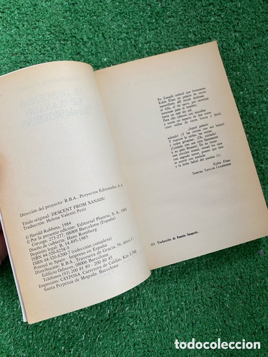 Libros: El descenso del Xanad&uacute; - Harold Robbins - Foto 3