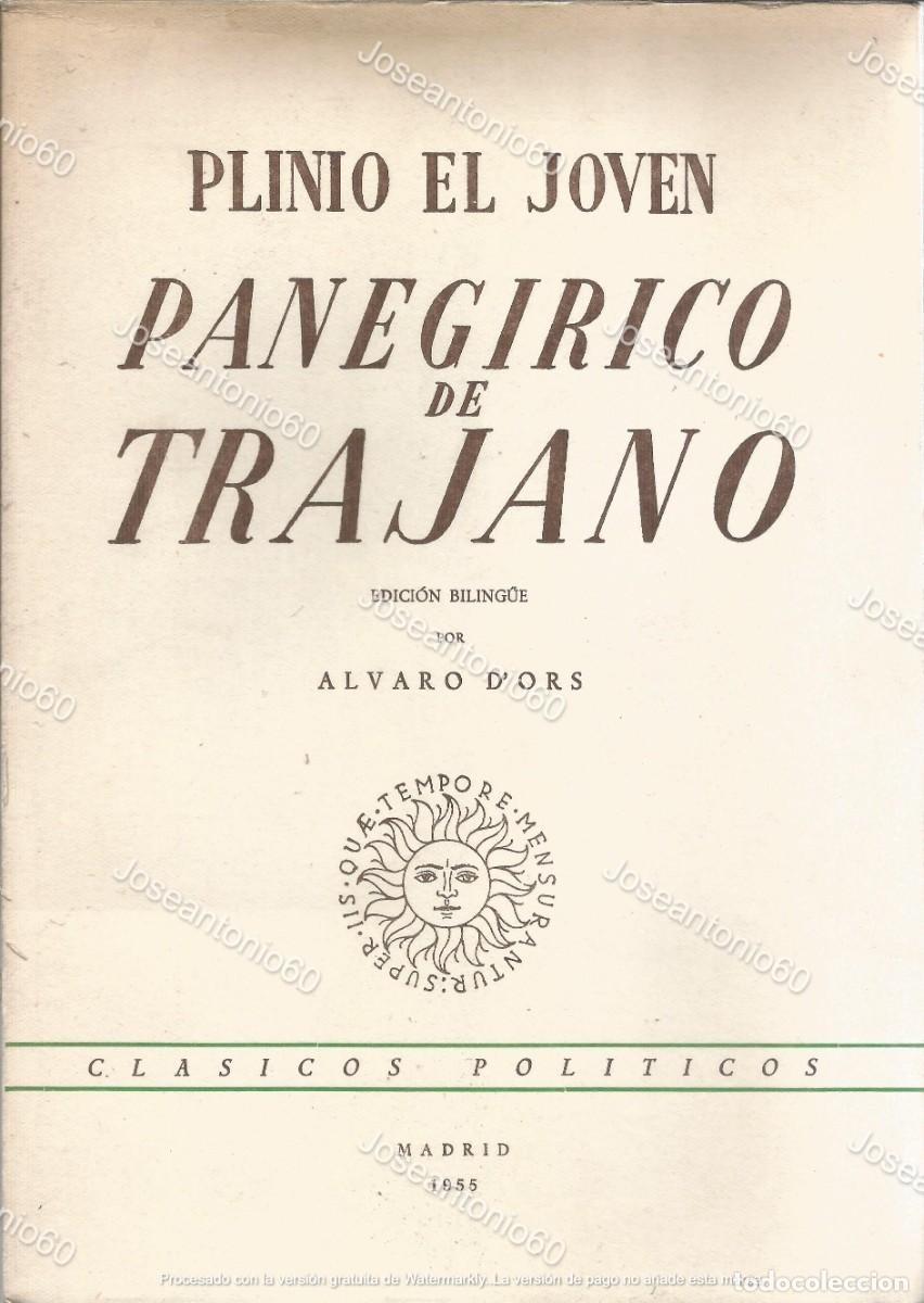 Libros: Paneg&iacute;rico de Trajano. Alvaro Dors. 1955 - Foto 1