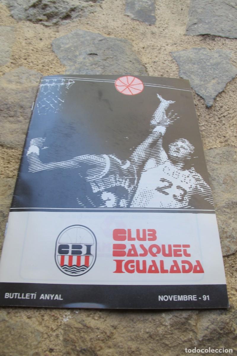 Libri di seconda mano: CLUB BASQUET IGUALADA. BUTLLETI ANYAL. NOVEMBRE 91