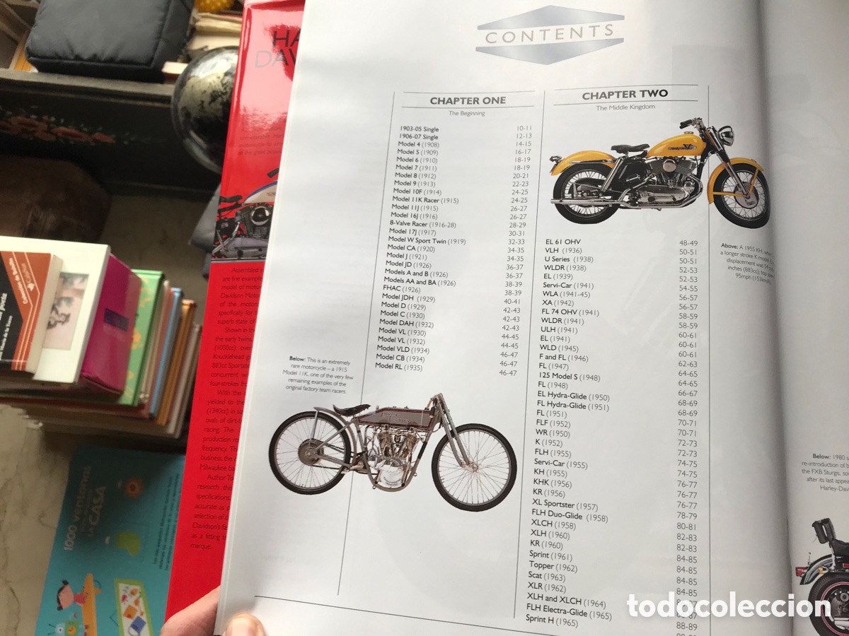 Libros: The complete Harley Davidson. Tod Rafferti y 1000 im&aacute;genes . Dos libros - Foto 3