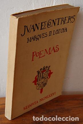 Livros em segunda m&atilde;o: POEMAS compuestos en la ciudad de Segovia 1913-1931 - JUAN CONTRERAS MARQU&Eacute;S DE LOZOYA