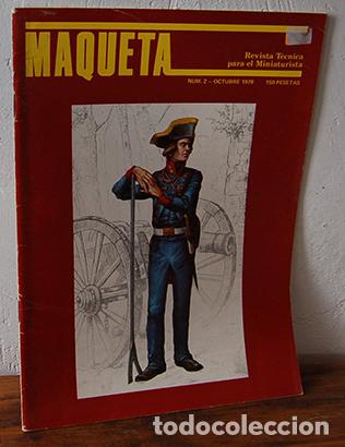 Libri di seconda mano: MAQUETA. A&ntilde;o I, N&ordm; 2, octubre 1978. Revista T&eacute;cnica para el Miniaturista