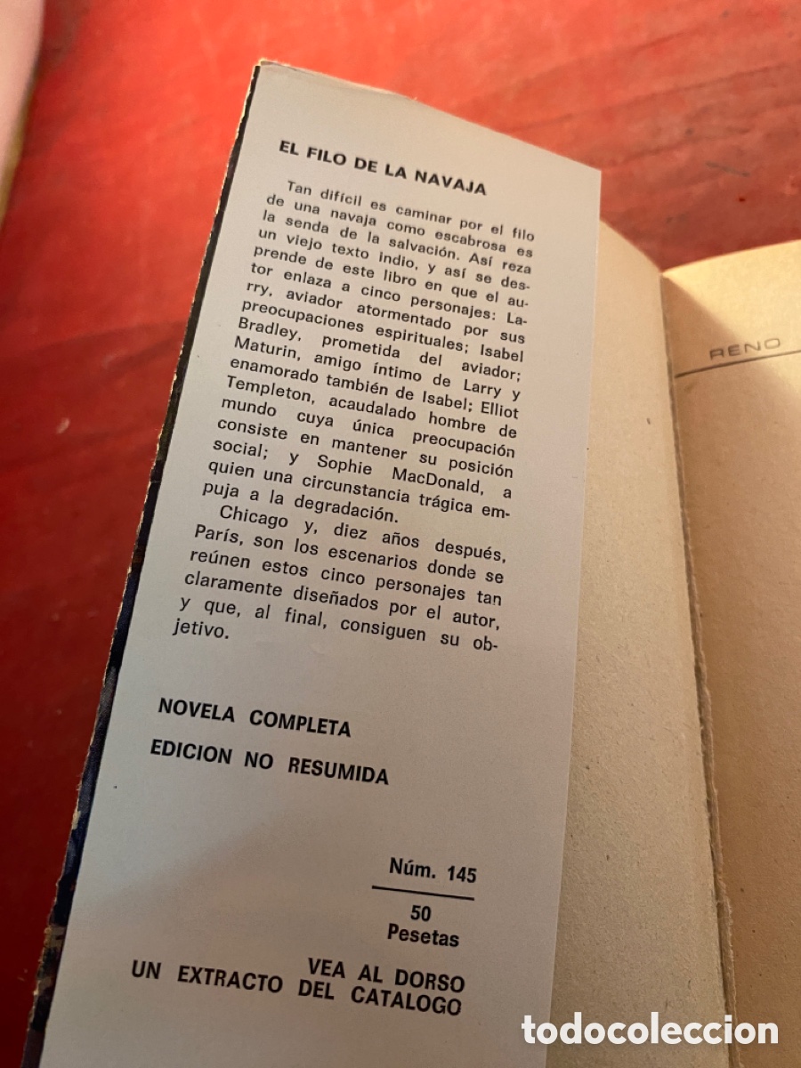 Libros: EL FILO DE LA NAVAJA - Foto 2