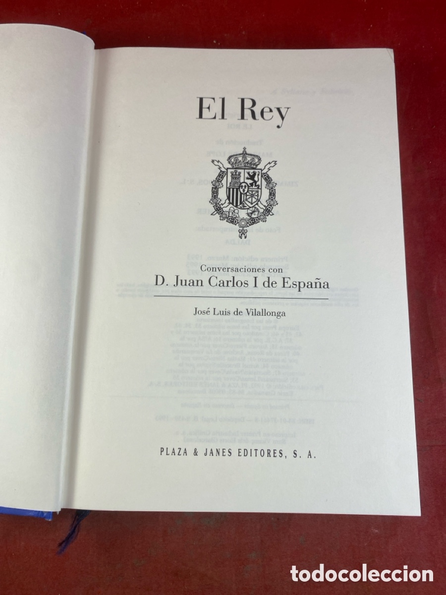 Libros: EL REY. Conversaciones con D. Juan Carlos I - Foto 1