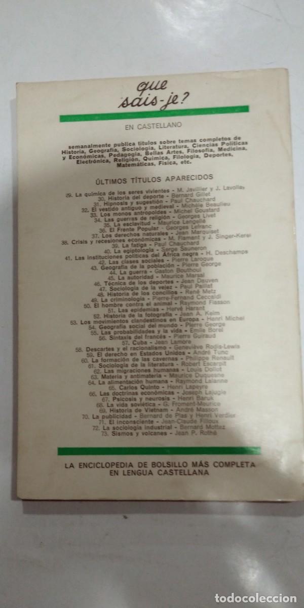 Libros: Sismos y volcanes Jean P. Rothe - Foto 2