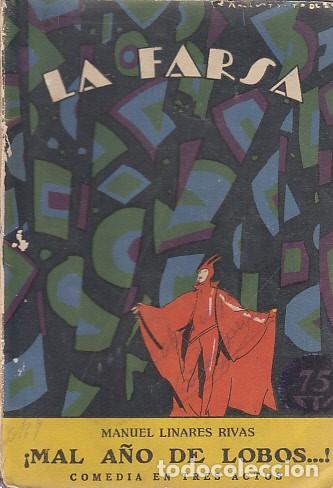 Libros: MAL A&Ntilde;O DE LOBOS - Linares Rivas, Manuel - Foto 1