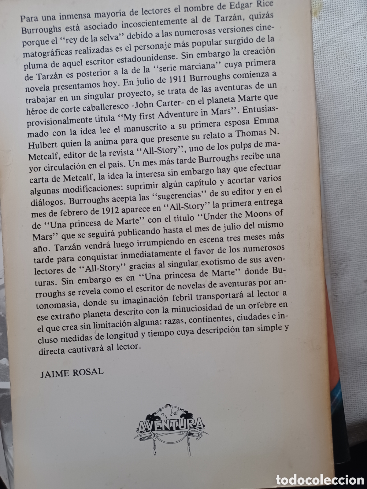 Libros: Barybook 168. Una. princesa de Marte Edgar Rice Burroughs Laerte. - Foto 2