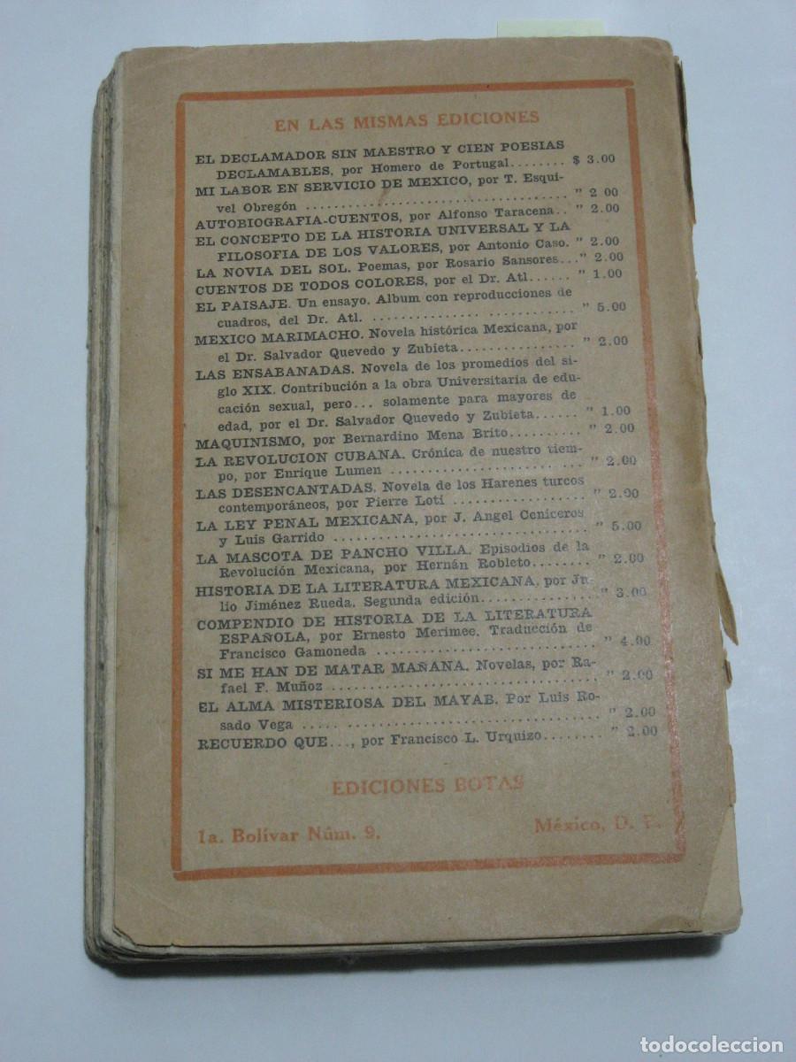Libros: MI GENERAL Novela mexicana - Gregorio L&oacute;pez y Fuentes - Foto 3