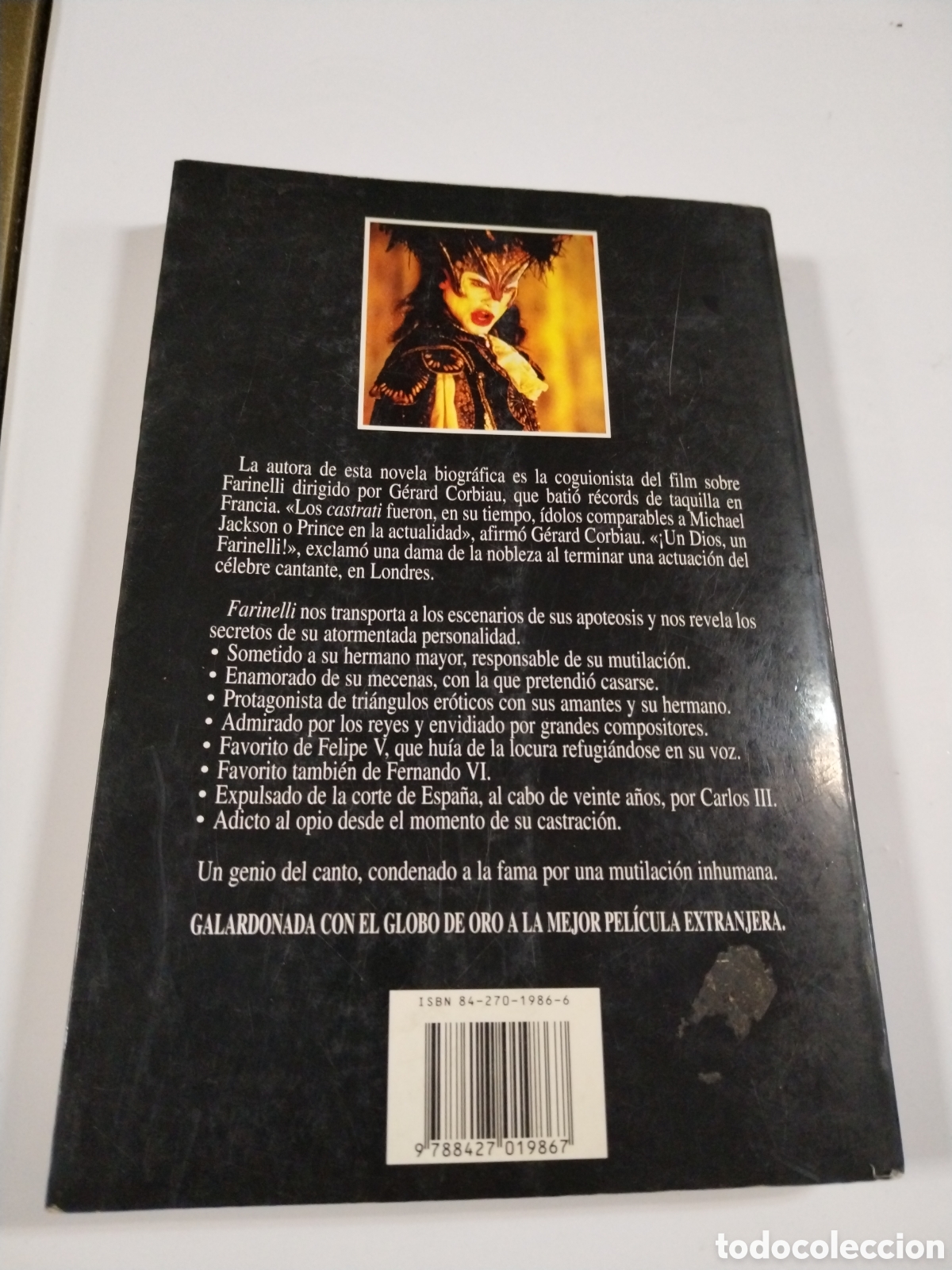 Libros: Farinelli il castrato. Andr&eacute;e Corbiau. - Foto 2