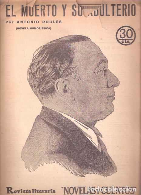 Libros: El muerto y su adulterio - Antonio Robles - Foto 1
