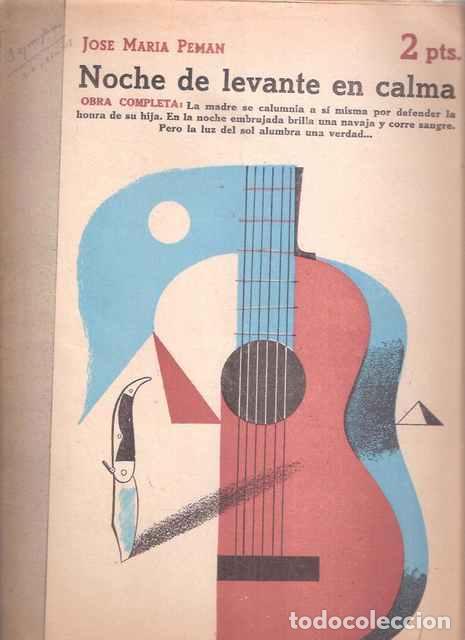 Libros: Noche de levante en calma - Pem&aacute;n, Jos&eacute; Mar&iacute;a - Foto 1