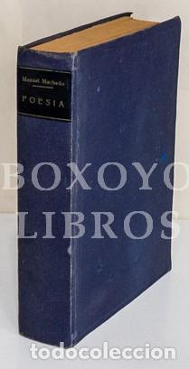 Libros: MACHADO, Manuel. Poes&iacute;a (Opera Omnia Lyrica) - Foto 1