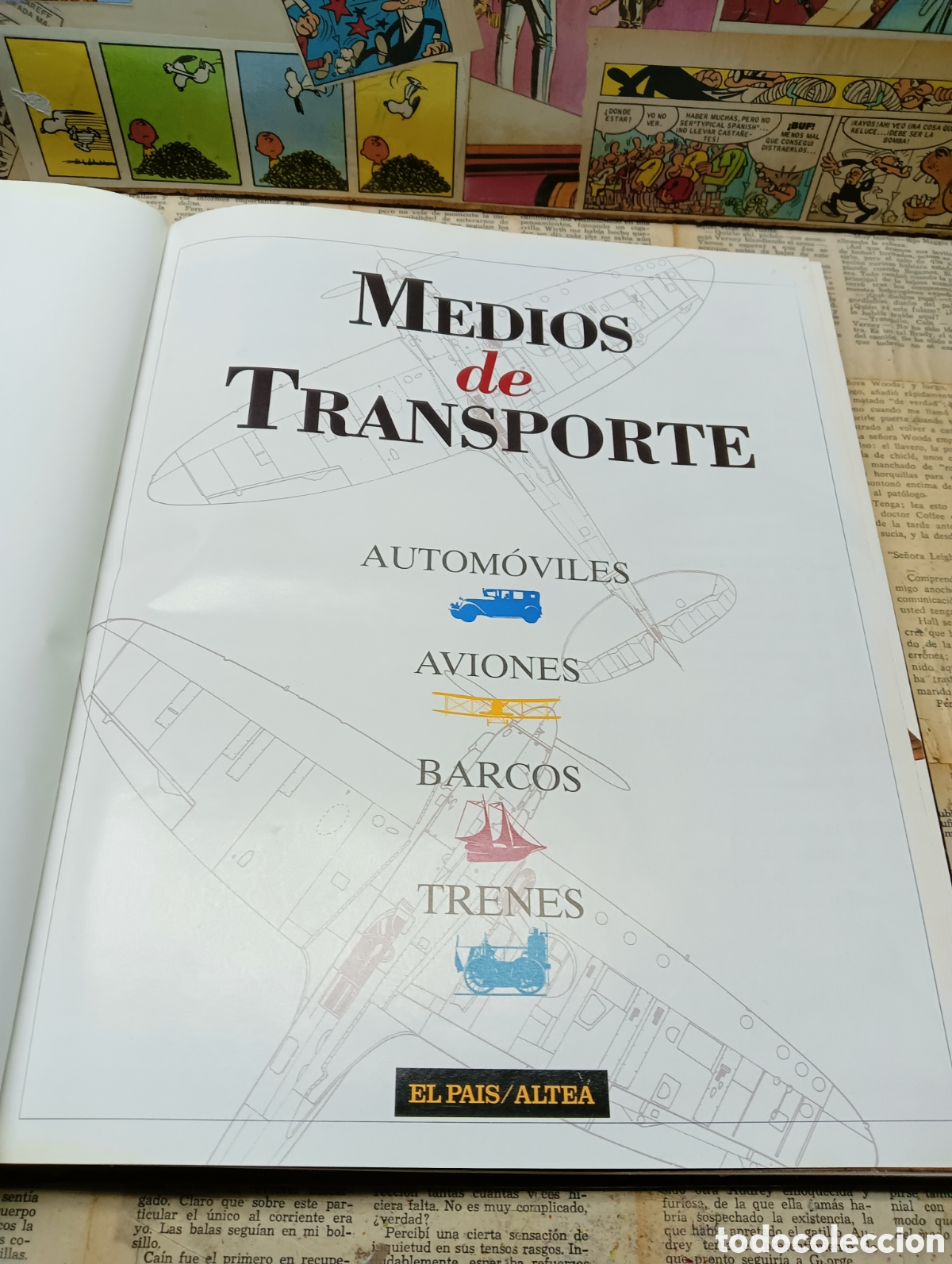 Libros: Medios de Transporte. El pais/ Altea. - Foto 2