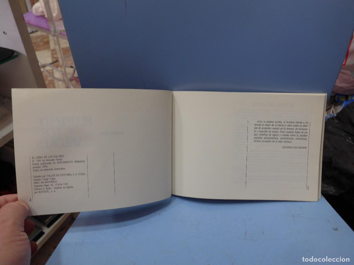 Libros: EL LIBRO DE LOS VALORES - BERNABE TIERNO - TESA - Foto 5