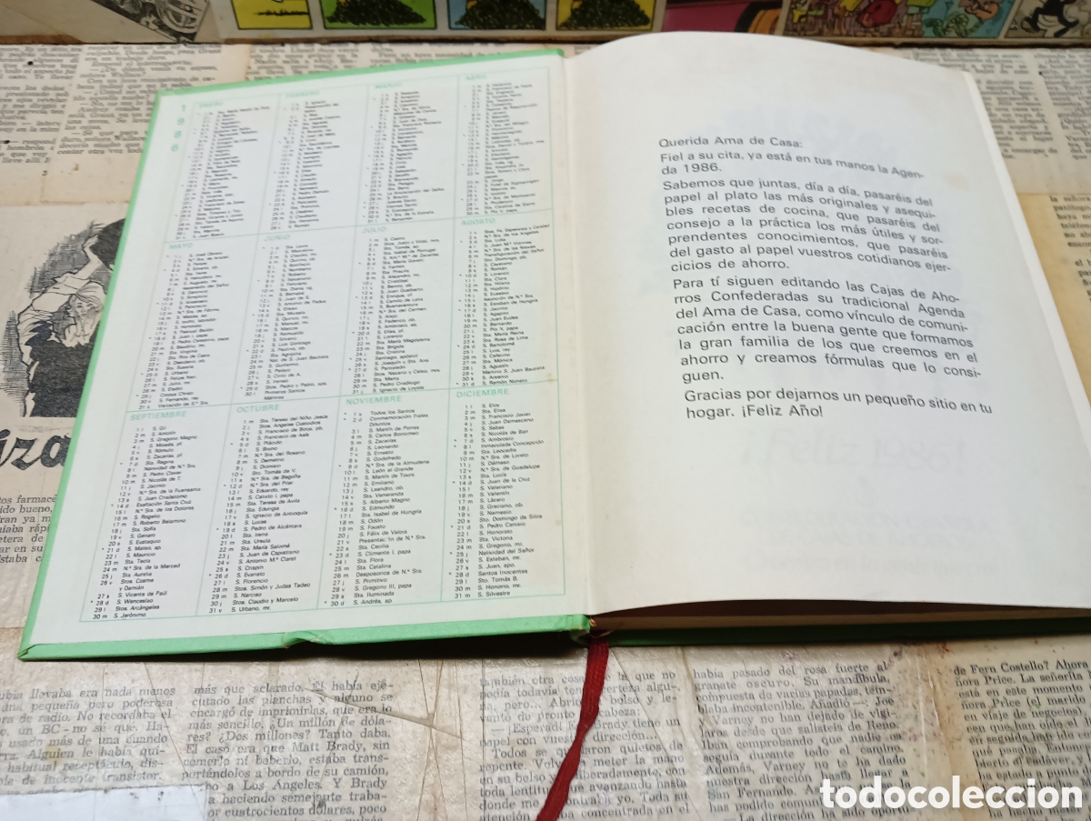 Libros: Agenda del ama de casa 1986 - Foto 3