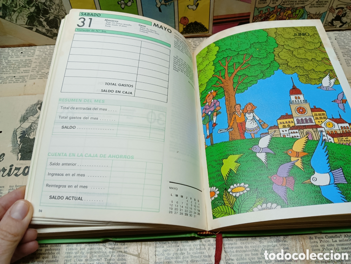 Libros: Agenda del ama de casa 1986 - Foto 5