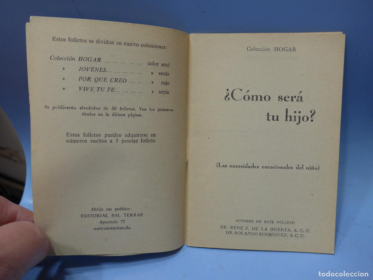 Libros: &iquest;COMO SERA TU HIJO? - SAL TERRAE - Foto 4