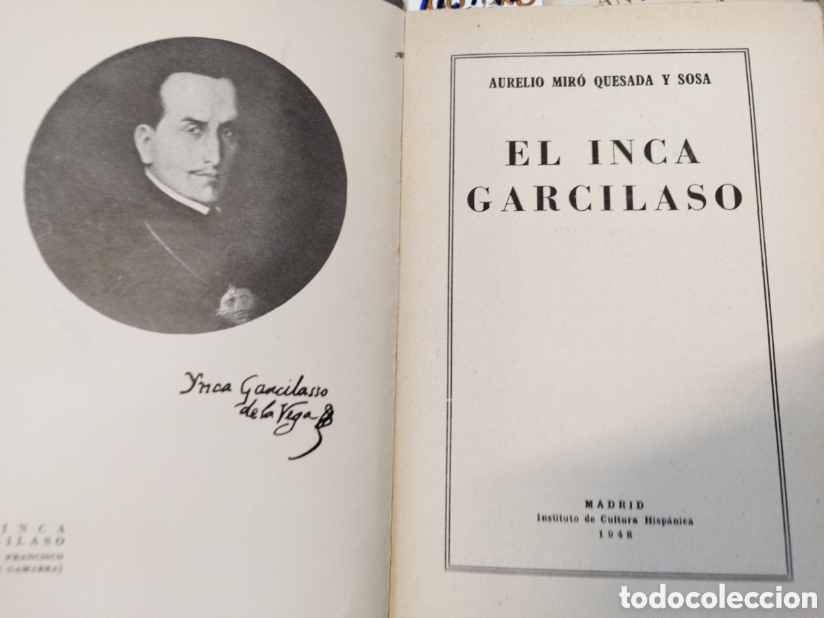 Libros: EL INCA GARCILASO - MIRO QUESADA Y SOSA,Aurelio - Foto 3