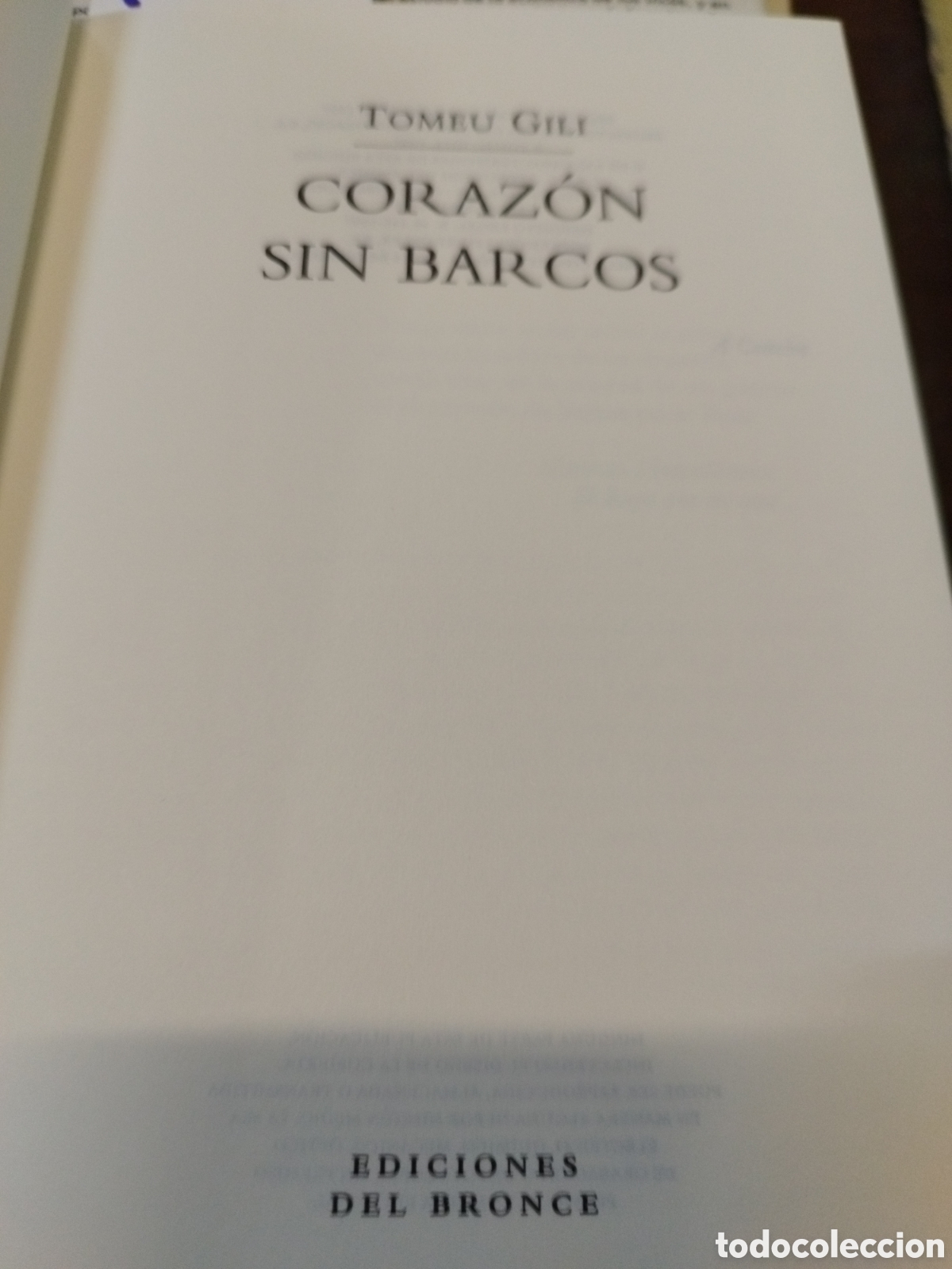 Libros: CORAZON SIN BARCOS. Colecci&oacute;n Cuadernos del Bronce - GILI,Tomeu - Foto 4