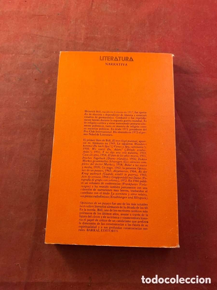 Libros: OPINIONES DE UN PAYASO - Foto 2
