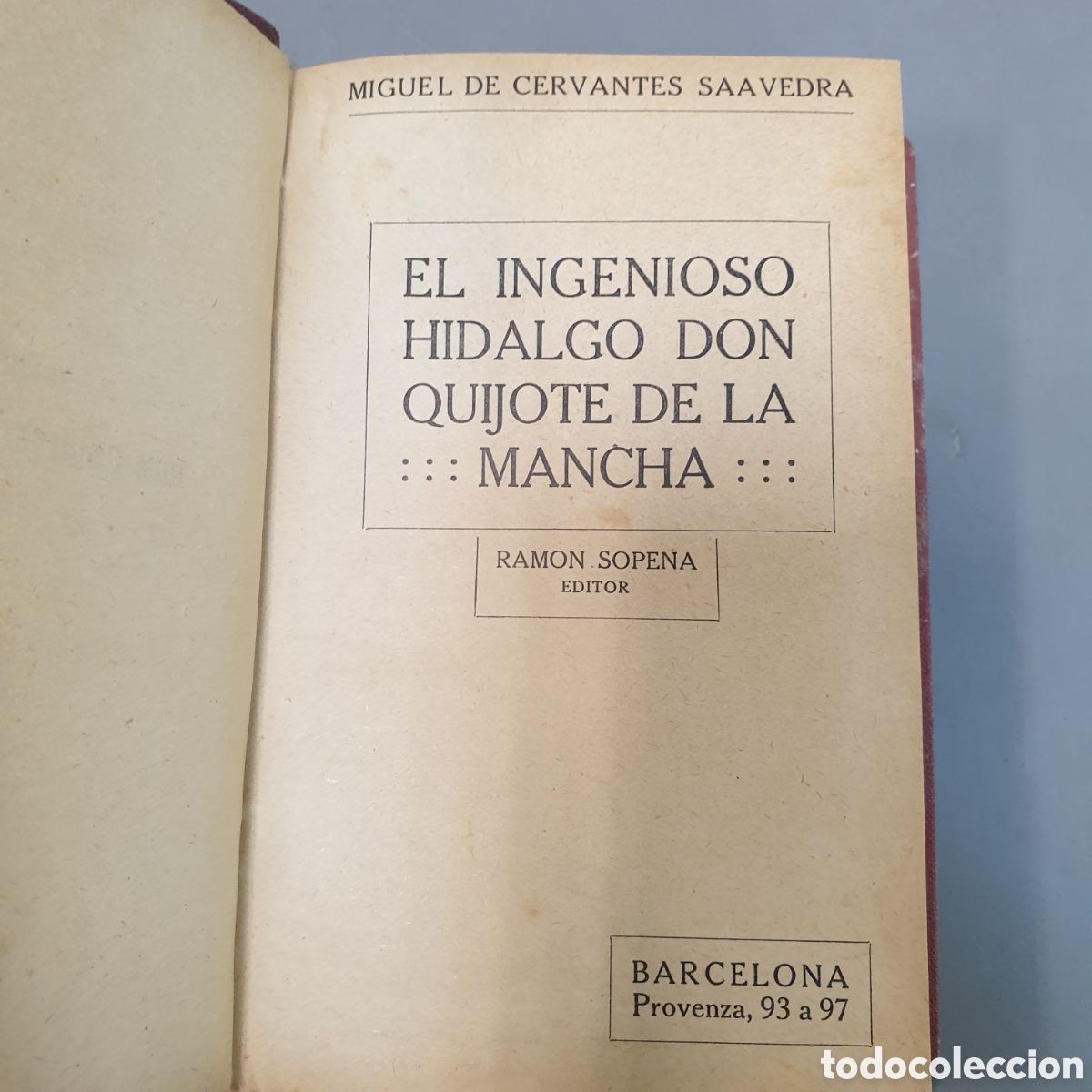Libros: DON QUIJOTE DE LA MANCHA - Foto 2