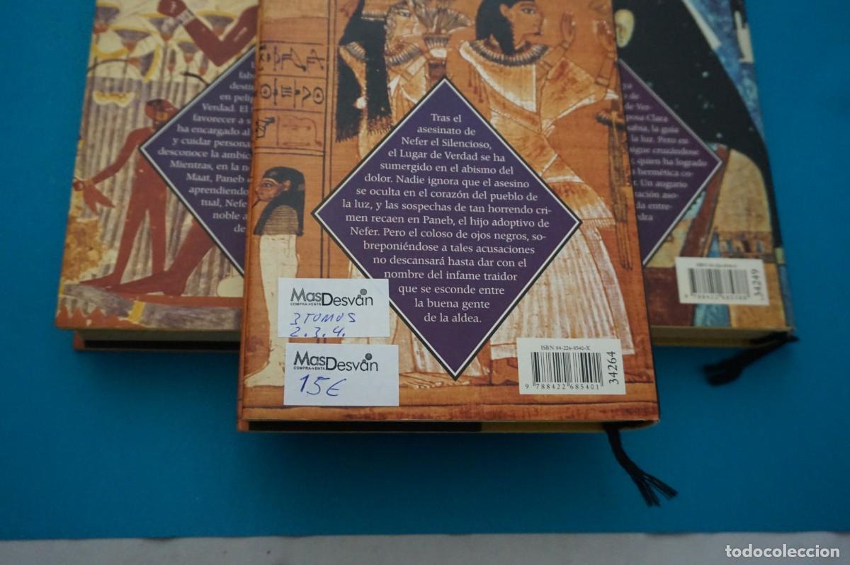 Libros: AMF-33G/ LA PIEDRA DE LA LUZ (2, 3 Y 4) - CHRISTIAN JACQ / CIRCULO DE LECTORES - Foto 5
