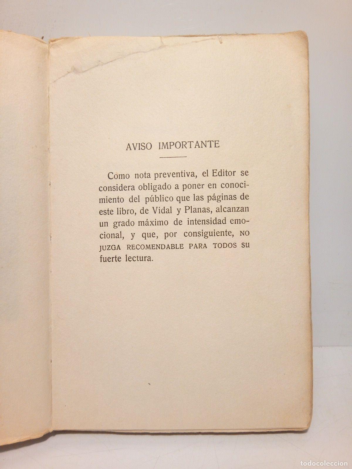 Libros: VIDAL Y PLANAS, Alfonso - El pobre Abel de la Cruz - Foto 3