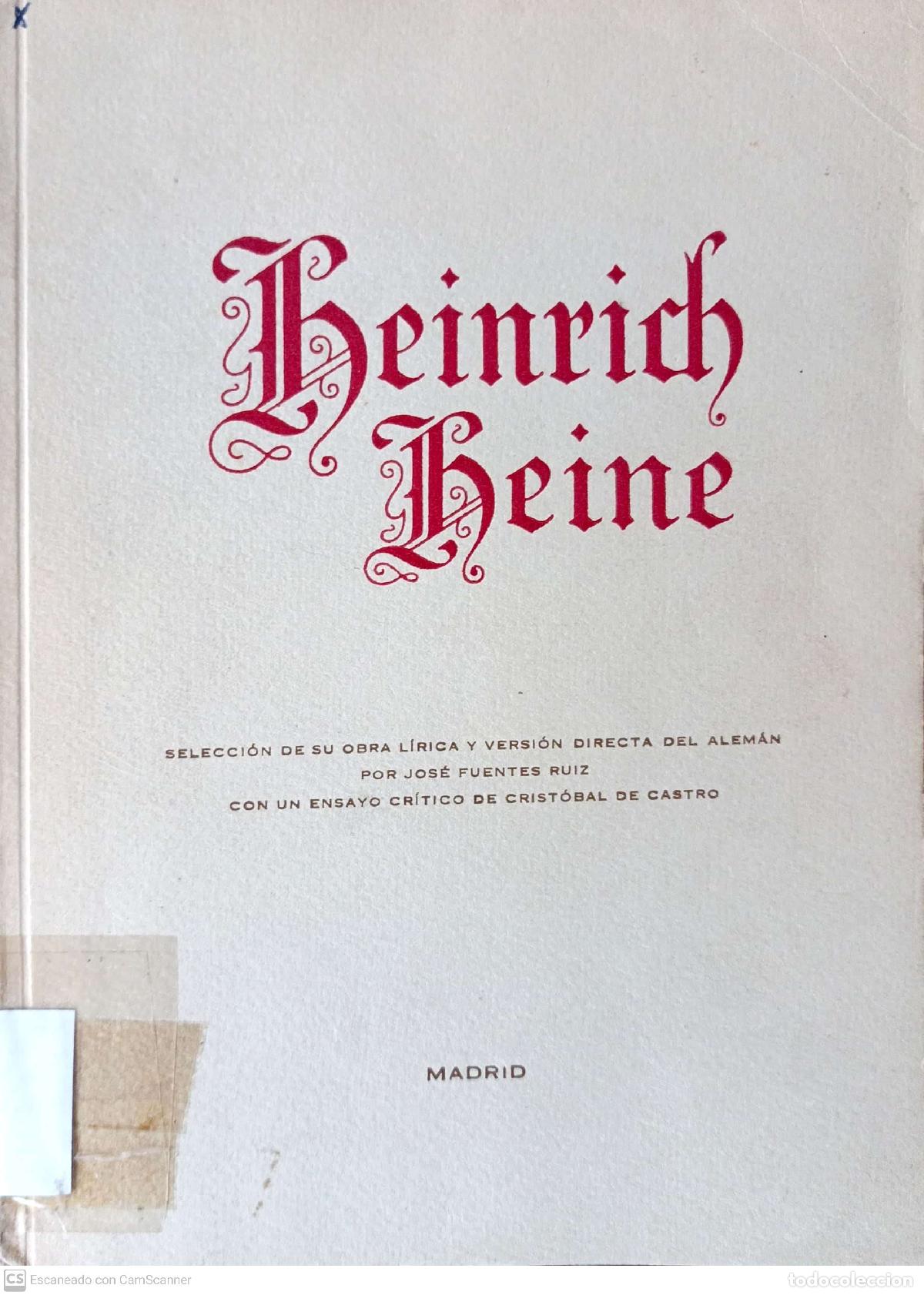 Libros: Heinrich Heine - No definido - Foto 1