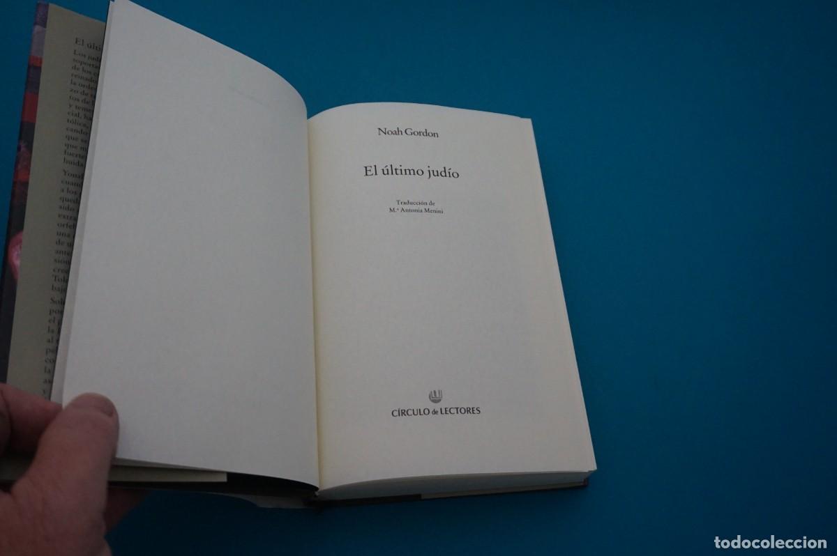 Libros: AMF-33H/ EL ULTIMO JUDIO - NOAH GORDON / CIRCULO DE LECTORES - Foto 2